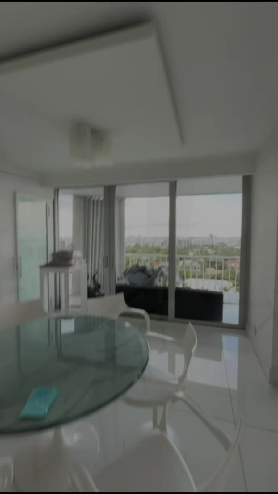 Residential living area during a Fibratto curtain repair project