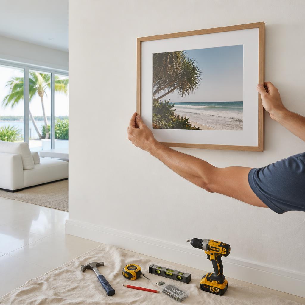 Handyman services in a South Florida residence — sample photo, real project pending.