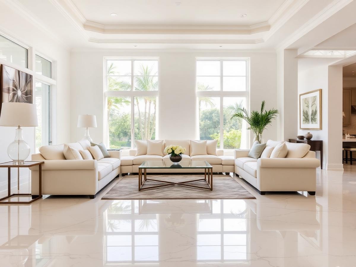 Sample imagery — pending real project photos: deep cleaning — living areas