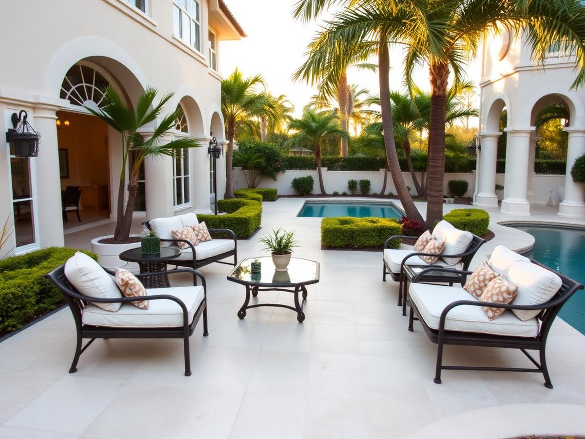 Sample imagery — pending real project photos: outdoor & terrace care